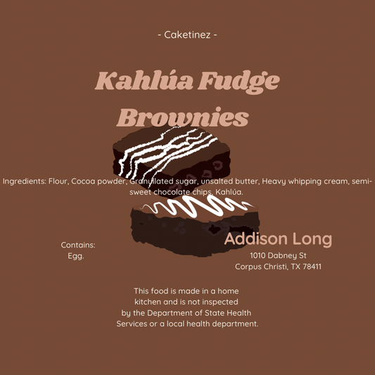 Kahlúa Fudge Brownies