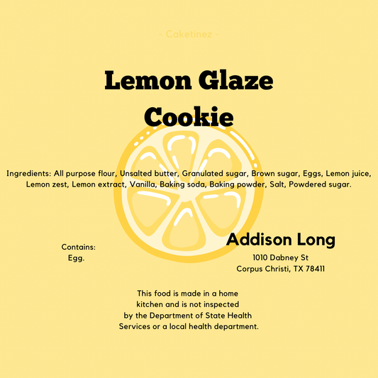 Lemon Glaze Cookie